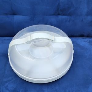 The Pampered Chef CHILLZANNE PLATTER w/Lid & Divider